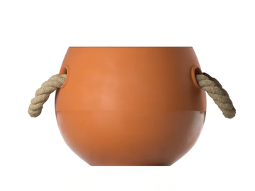SILO - Round terracotta vase by Natuzzi Italia - view 2
